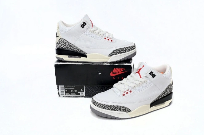 1st Kicks Shoes Cement Jordan Retro DN3707-100 White Reimagined 3 0706